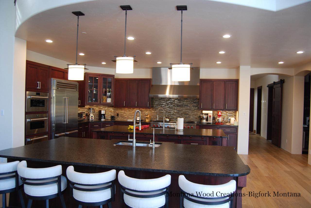 Custom Double Island Kitchen